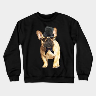 french bulldog funny dog Crewneck Sweatshirt